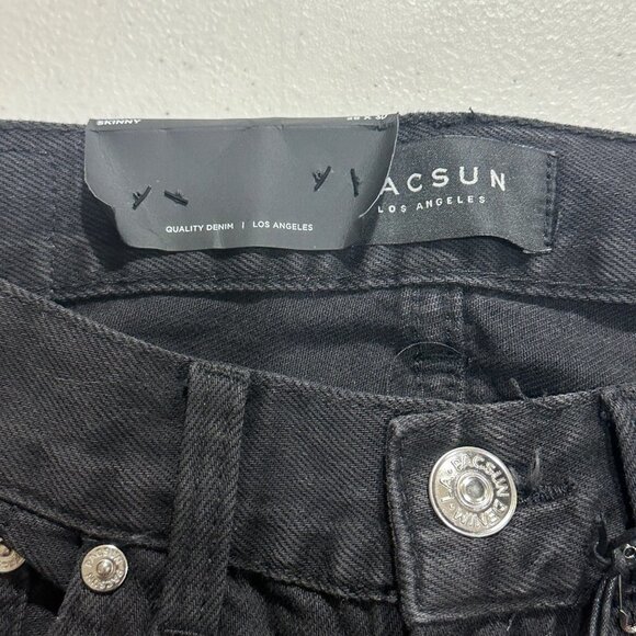 PacSun Embroidered Black Jeans - Size 28x30 - NWT‎ - Picture 11 of 14